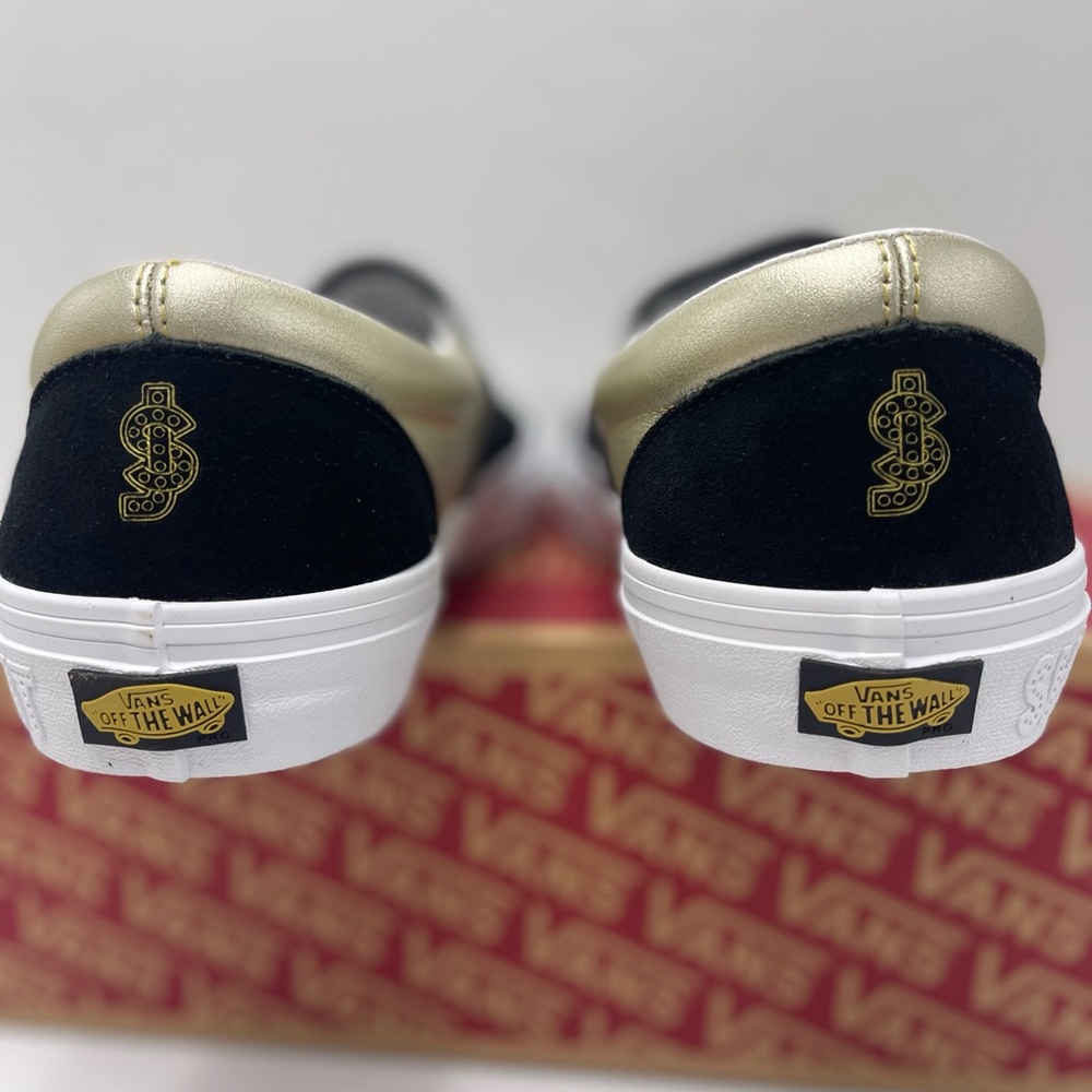 Vans Men’s Slip-On Pro (Shake Junt) Black/Gold Sneakers
VN0A347V13L - Picture 11 of 16